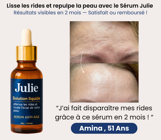 Julie™: Votre allié anti-âge pour une peau éclatante