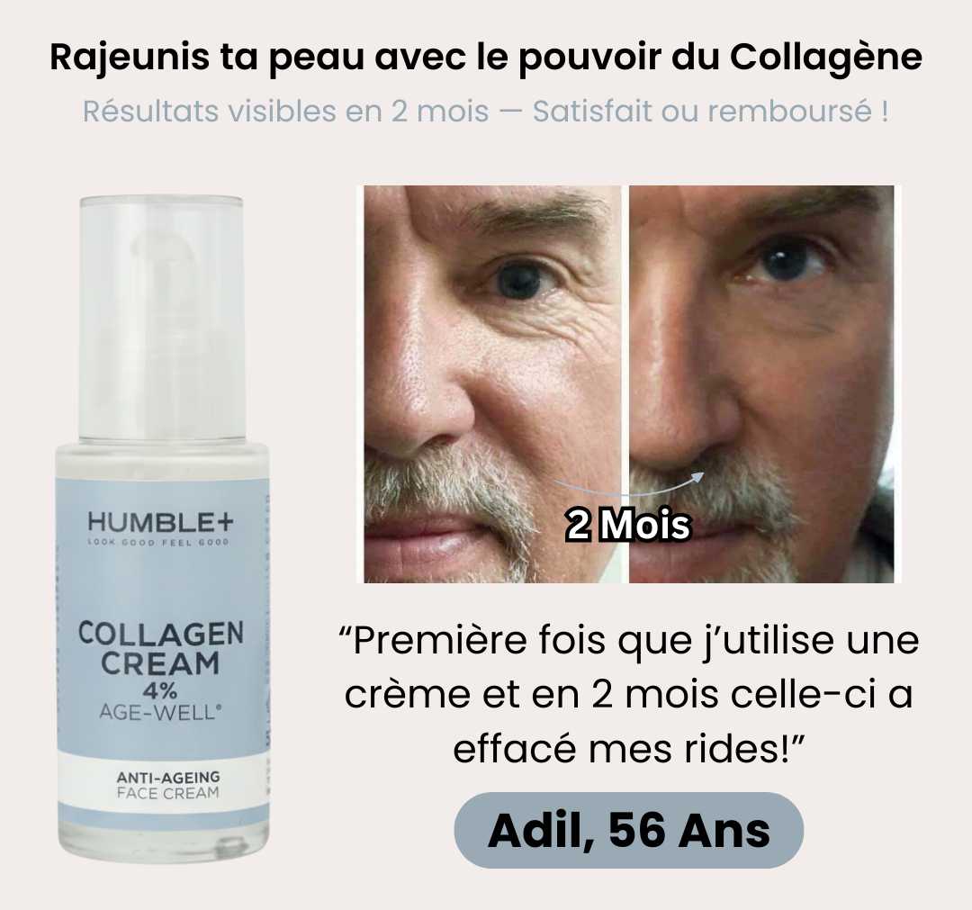 Humble+ : La crème qui efface les rides et transforme ta peau en 2 mois.